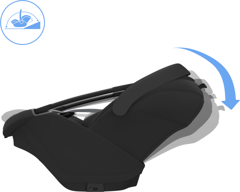 Maxi-Cosi Coral Slide Pro Onyx Black Seitenansicht 1