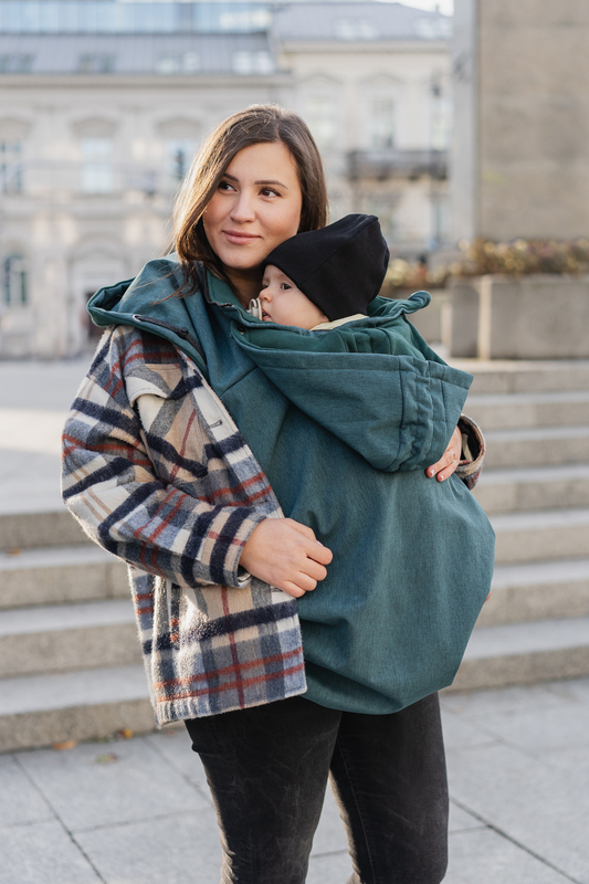 Patulove Softshell Poncho Grün