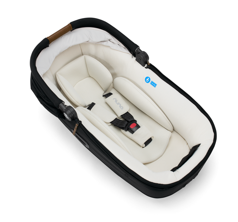 Besondere Kindersitze: Sitzerhöhung, Wohnmobilsitz, Babywanne und mehr Nuna Cari Next Caviar Draufsicht