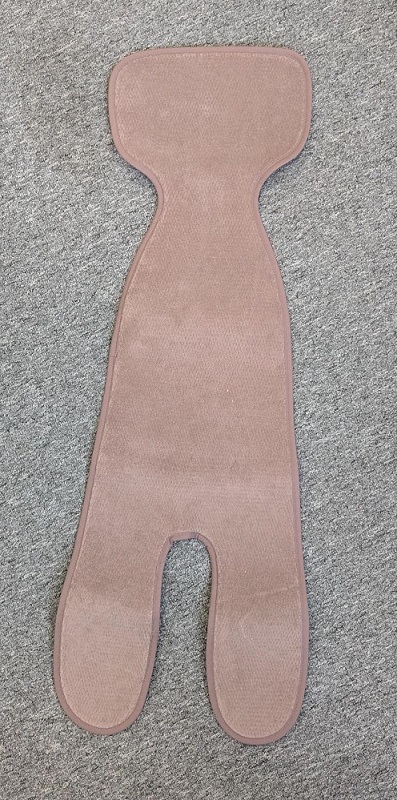 Draufsicht einer Antischwitzauflage von Aircuddle für Folgesitze in Farbe Dusty Rose