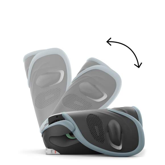 Cybex Solution G2 Stormy Blue Faltfunktion