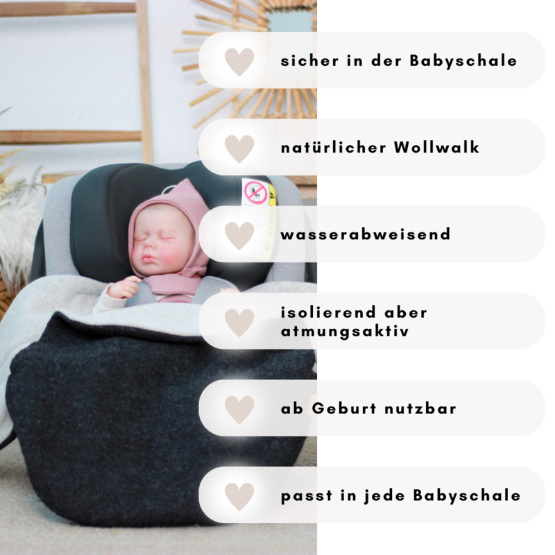 Grafik für alle Vorteile der Kikkifax Einschlagdecke