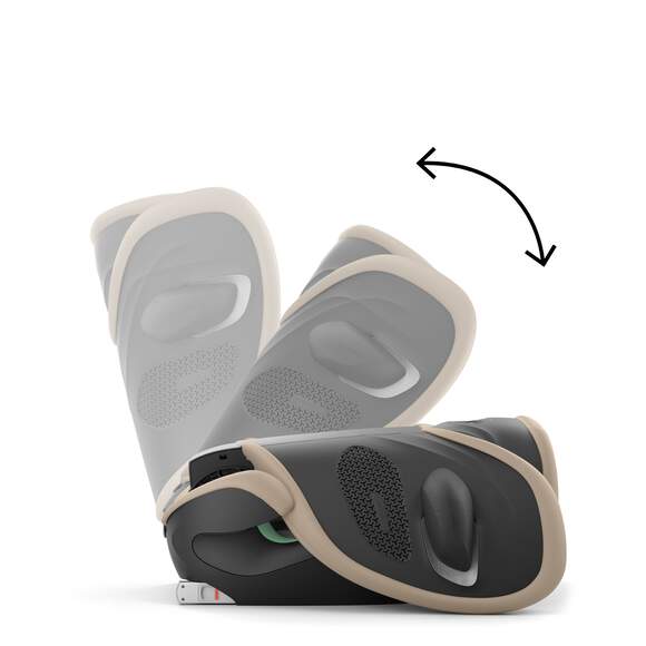 Cybex Solution G2 Almond Beige Faltfunktion