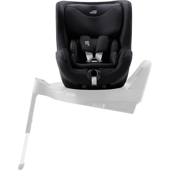 Britax Römer Dualfix 5Z Carbon Black (Style) Frontansicht