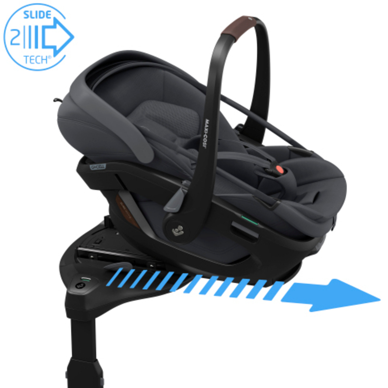 Maxi-Cosi Coral Slide Pro Moon Graphite auf Base 2