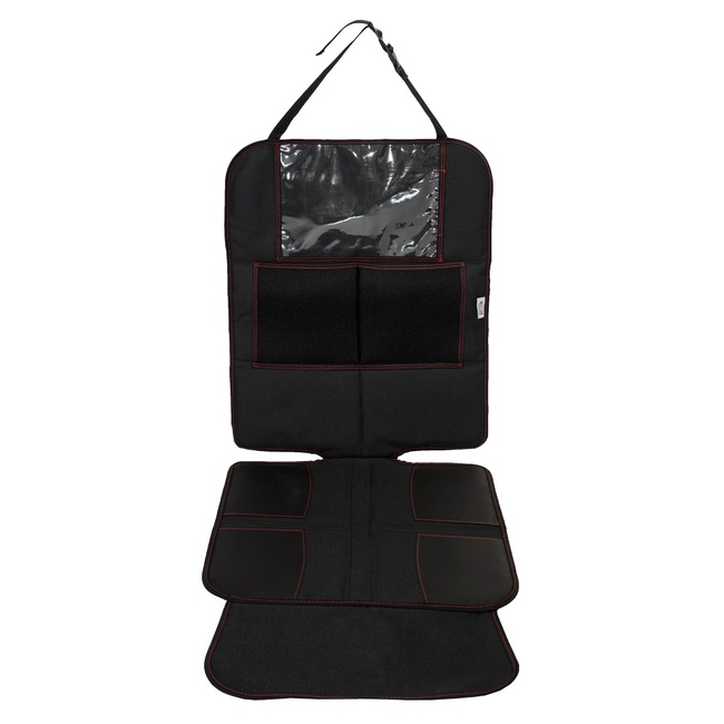 Axkid Trittschutz/Sitzschutz Deluxe mit Halterung für Tablet/iPad