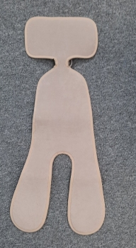 Antischwitzauflage von Aircuddle für Reboarder in Farbe Nut Antischwitzauflage von Aircuddle für Reboarder in Farbe Nut