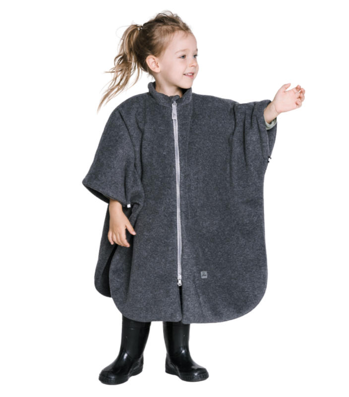 Patulove Basic Poncho Graphite Patulove Basic Poncho Graphite