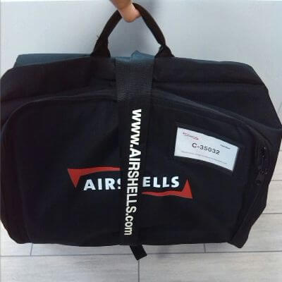 Airshells Tasche für den Kindersitz Airshells Tasche für den Kindersitz