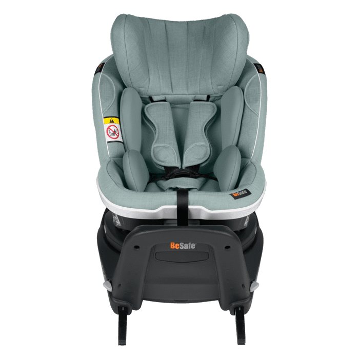 BeSafe iZi Twist i-Size Sea Green Melange Frontansicht