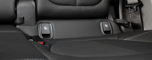 Isofix-Verankerung Nahaufnahme Isofix-Verankerung Nahaufnahme