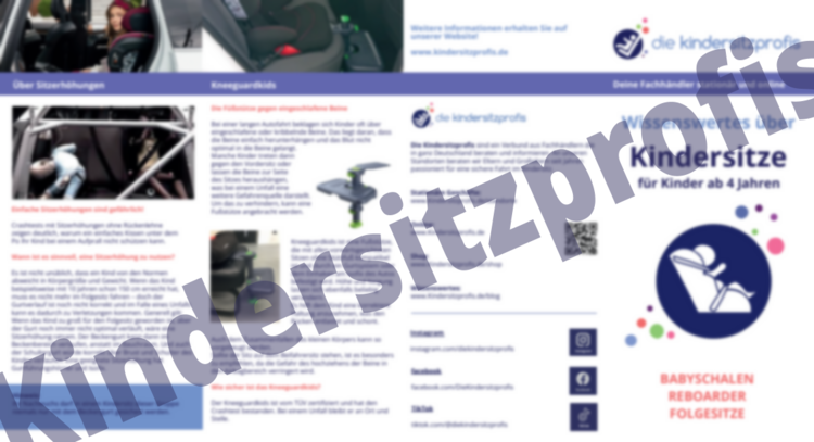 Folgesitz Flyer der Kindersitzprofis Folgesitzflyer der Kindersitzprofis mit Wasserzeichen