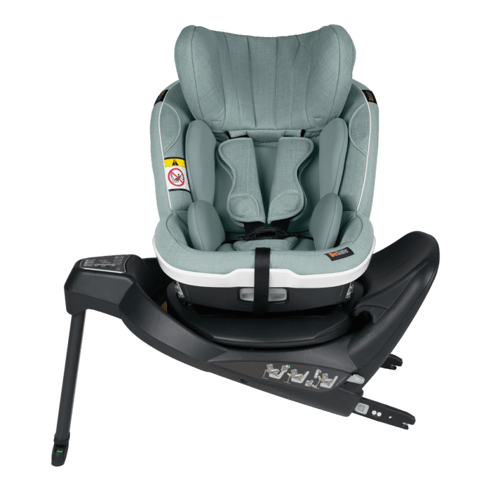 BeSafe iZi Twist i-Size Sea Green Melange Frontansicht