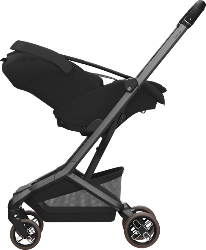 Maxi-Cosi Coral Slide Pro Onyx Black auf Kinderwagen 1