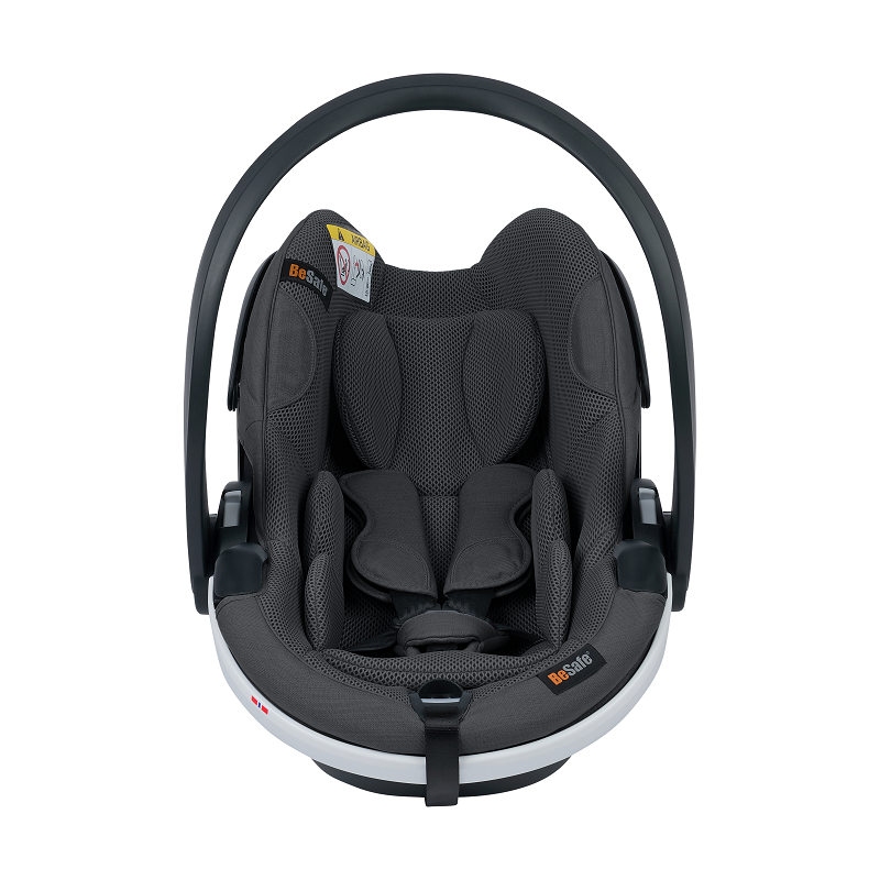 BeSafe iZi Go Modular X2 Anthracite Mesh Frontansicht