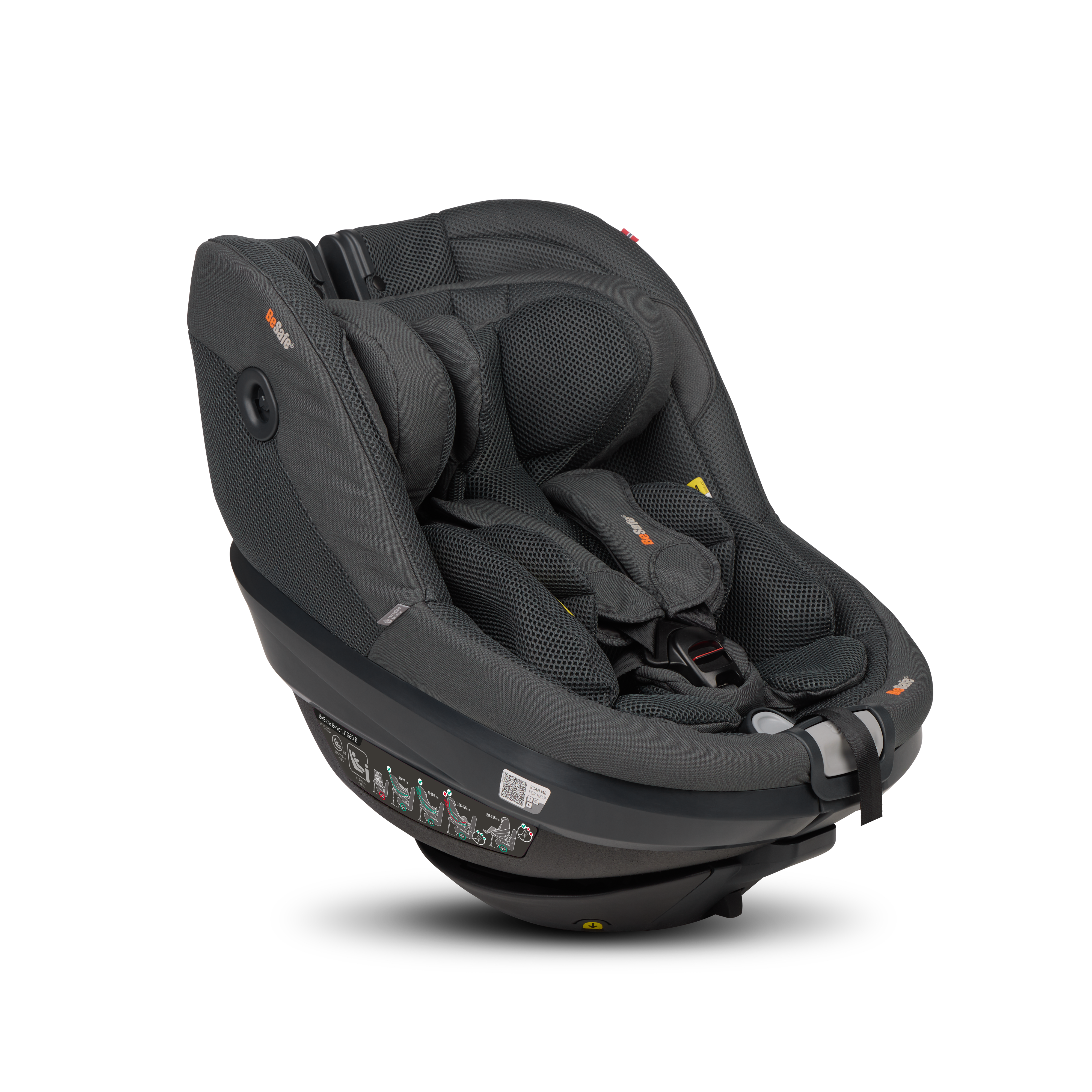 Frontansicht BeSafe Beyond 360 B Anthracite Mesh 1