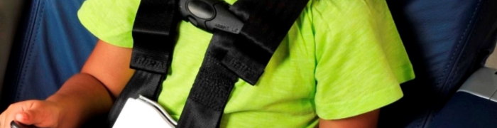 Cares Gurt im Flugzeug Cares Gurt im Flugzeug