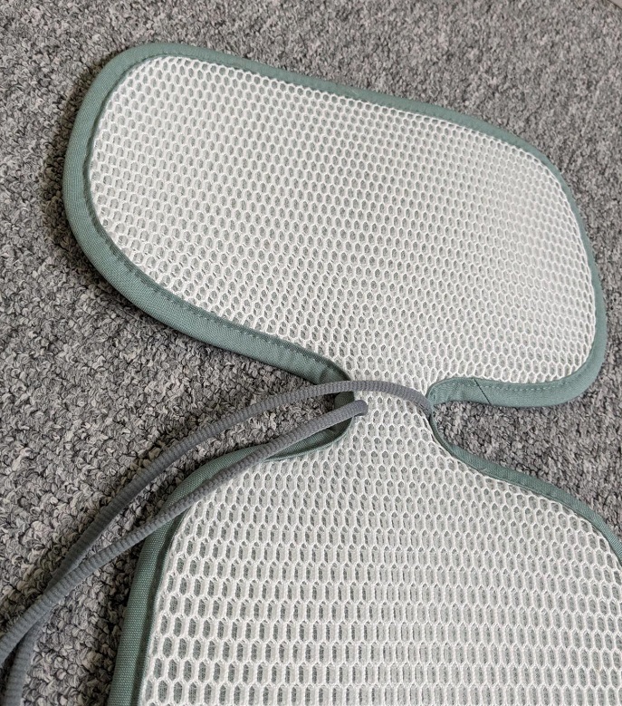 nahansicht des Mesh-Gewebs der Aircuddle