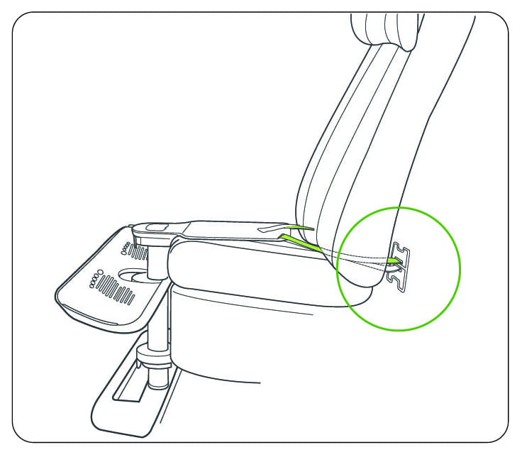 KneeGuard Befestigungsset